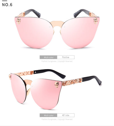 Gafas de Sol Calavera con Marco Metálico - Image 13