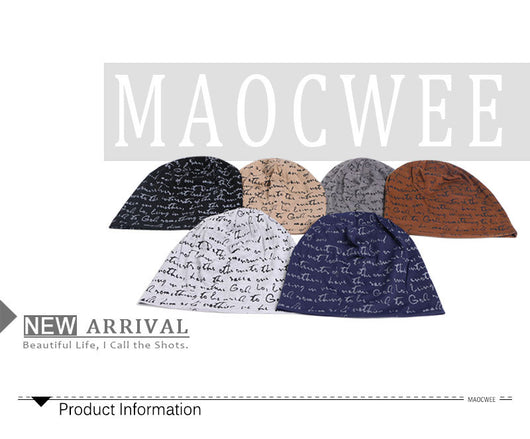 Gorro de Lana con Letras del Alfabeto Inglés - Image 3