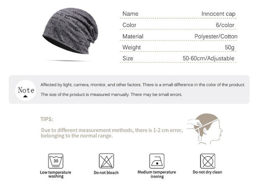 Gorro de Lana con Letras del Alfabeto Inglés - Image 4