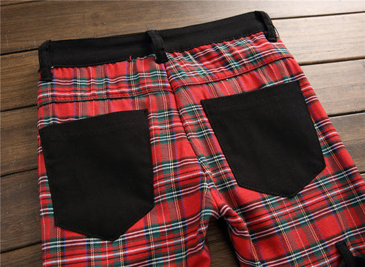 Pantalones Punk Estampados para Hombre - Image 12