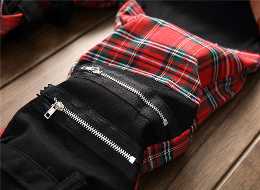 Pantalones Punk Estampados para Hombre - Image 13