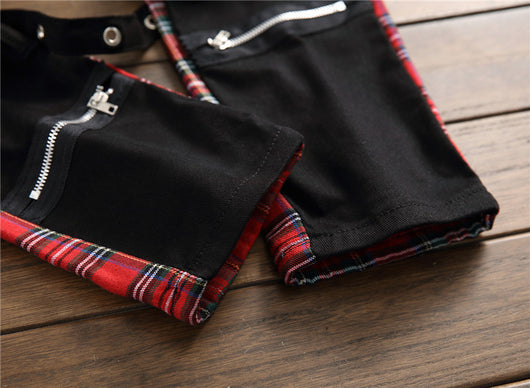 Pantalones Punk Estampados para Hombre - Image 19