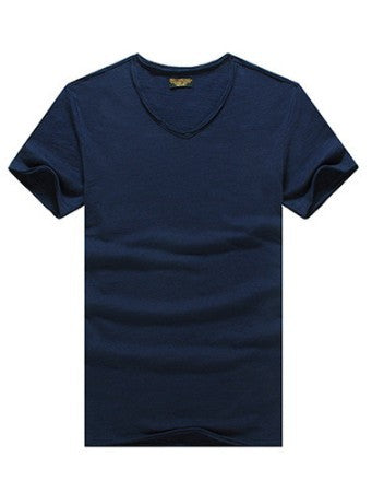 Camiseta Básica de Algodón Puro Cuello Redondo Diseño Minimalista - Image 21