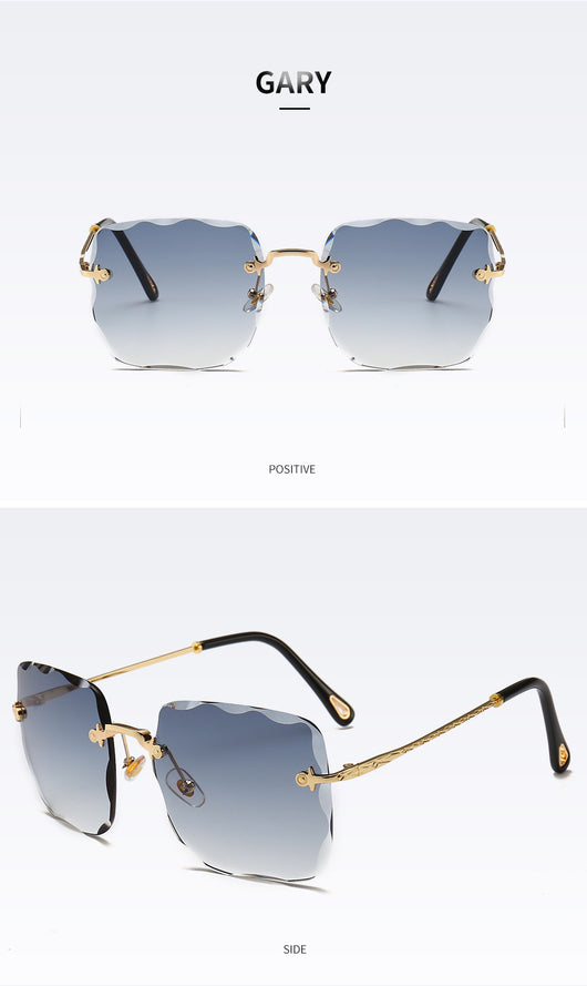 Gafas de Sol Cuadradas sin Marco - Image 13