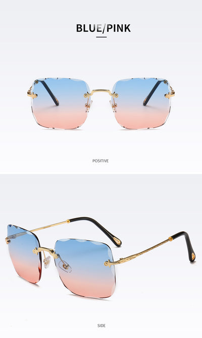 Gafas de Sol Cuadradas sin Marco - Image 15