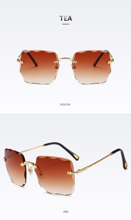 Gafas de Sol Cuadradas sin Marco - Image 16