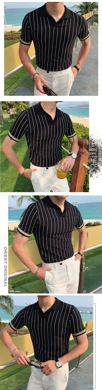 Polo Tejido Británico Slim Fit en Seda de Hielo - Image 6