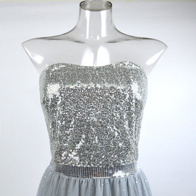 Vestido de Noche Elegante Europeo Estilo Sexy - Image 8