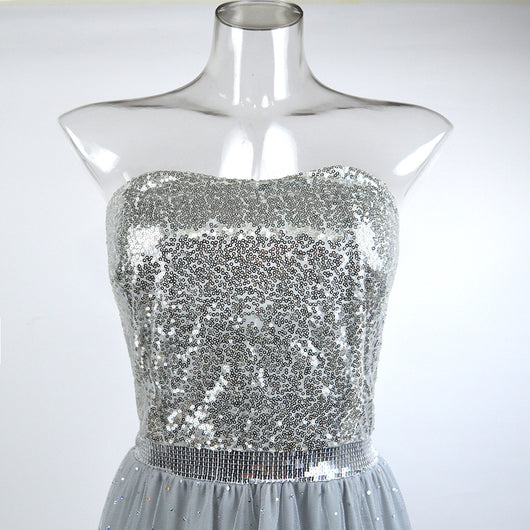 Vestido de Noche Elegante Europeo Estilo Sexy - Image 8