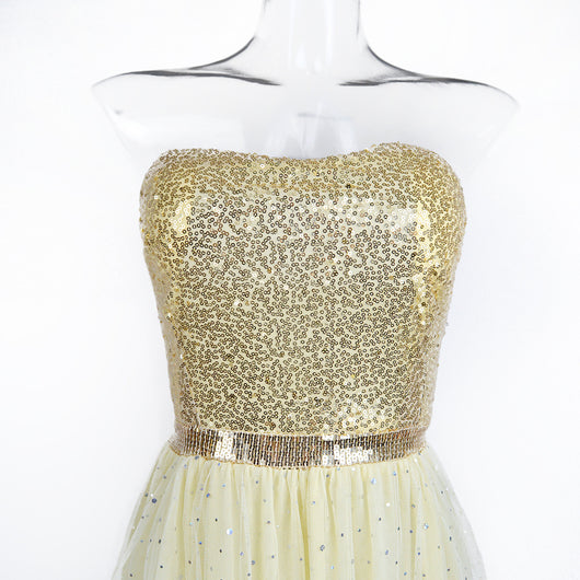 Vestido de Noche Elegante Europeo Estilo Sexy - Image 13