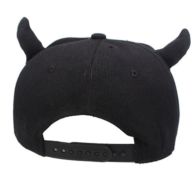 Gorra de Béisbol Negra con Cuernos - Image 10
