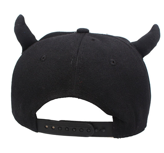 Gorra de Béisbol Negra con Cuernos - Image 10