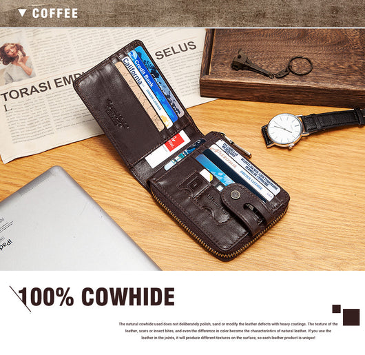 Billetera Corta de Cuero para Hombre con Protección Antirrobo - Image 16