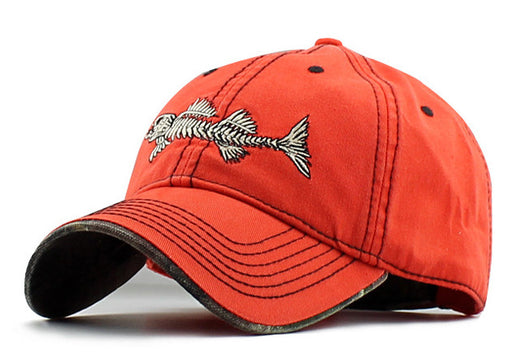 Gorra de Béisbol Hip-hop con Bordado de Espina de Pescado - Image 3