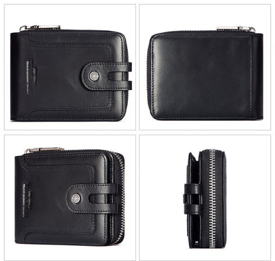Billetera Corta de Cuero para Hombre con Protección Antirrobo - Image 21