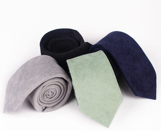 Corbata Casual de Color Liso - Image 20