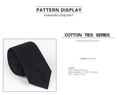 Corbata Casual de Color Liso - Image 22