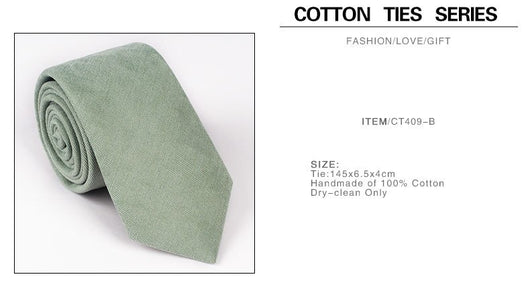 Corbata Casual de Color Liso - Image 23