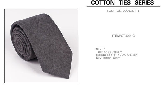 Corbata Casual de Color Liso - Image 24
