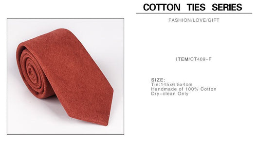 Corbata Casual de Color Liso - Image 27