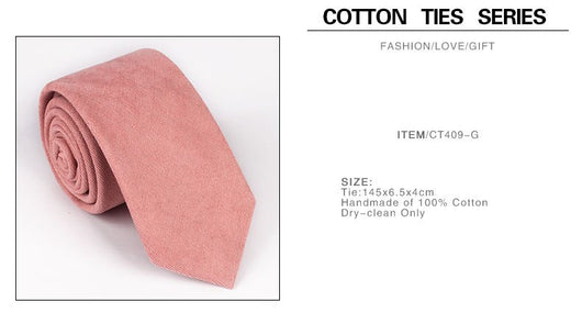Corbata Casual de Color Liso - Image 28