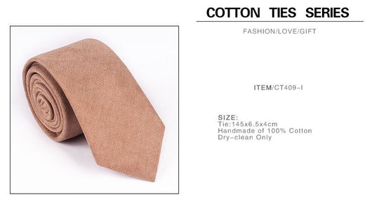 Corbata Casual de Color Liso - Image 30