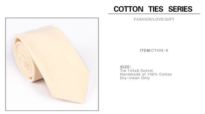 Corbata Casual de Color Liso - Image 32