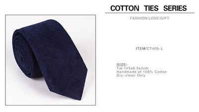 Corbata Casual de Color Liso - Image 33