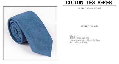Corbata Casual de Color Liso - Image 34