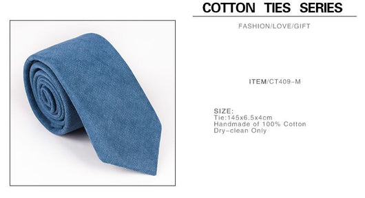 Corbata Casual de Color Liso - Image 34