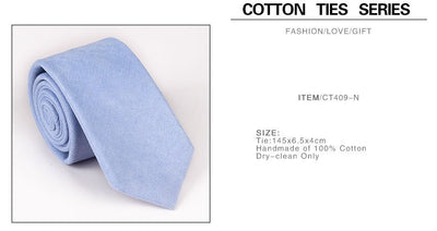 Corbata Casual de Color Liso - Image 35