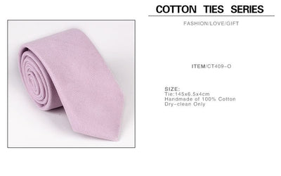 Corbata Casual de Color Liso - Image 36