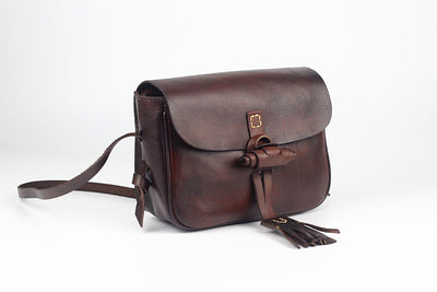 Bolsa de Cuero Retro Artesanal con Flecos para Mujer - Image 16