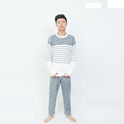 Pijamas de Hombre Rayas Suaves - Otoño e Invierno - Image 6