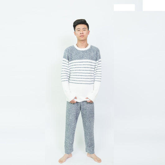 Pijamas de Hombre Rayas Suaves - Otoño e Invierno - Image 6