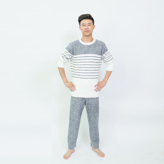 Pijamas de Hombre Rayas Suaves - Otoño e Invierno - Image 8