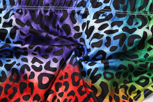 Bañador Estampado Leopardo para Hombre - Shorts de Baño Ajustados - Image 3
