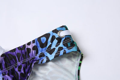 Bañador Estampado Leopardo para Hombre - Shorts de Baño Ajustados - Image 7