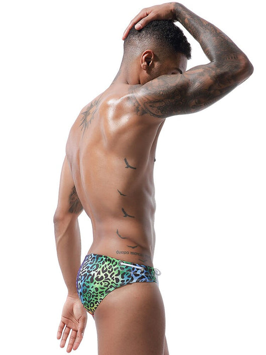 Bañador Estampado Leopardo para Hombre - Shorts de Baño Ajustados - Image 10