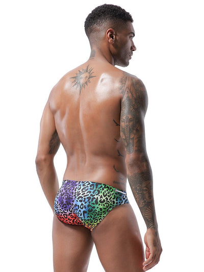 Bañador Estampado Leopardo para Hombre - Shorts de Baño Ajustados - Image 11