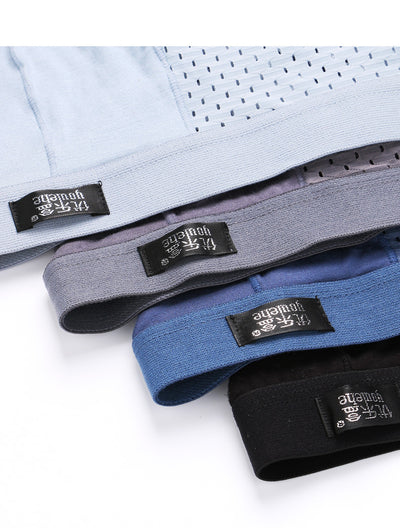 Boxer Briefs de Seda de Hielo con Diseño Calado para Hombre - Image 18