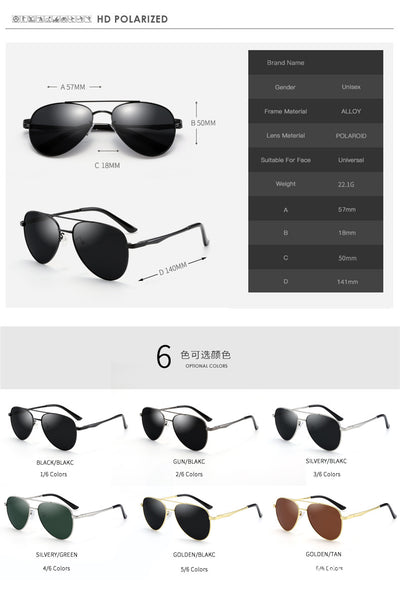 Gafas de Sol Vintage Clásicas con Lentes de Protección UV - Image 11