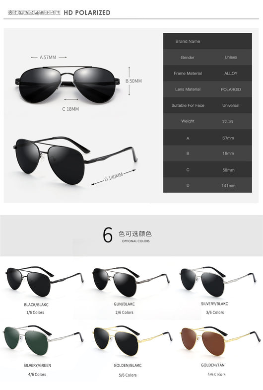 Gafas de Sol Vintage Clásicas con Lentes de Protección UV - Image 11