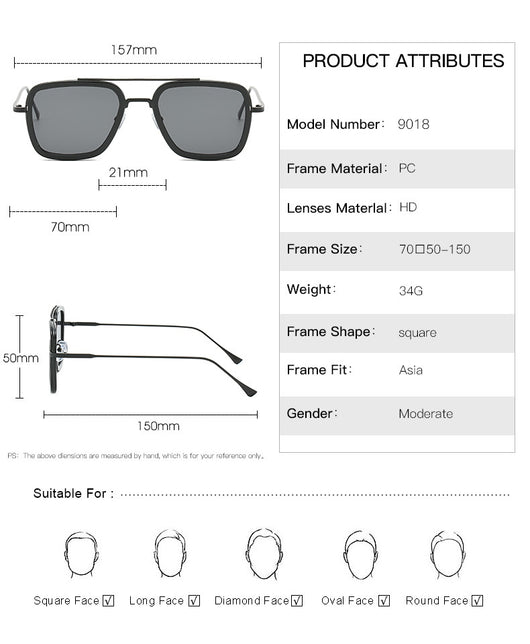 Gafas de Sol Cuadradas - Image 7