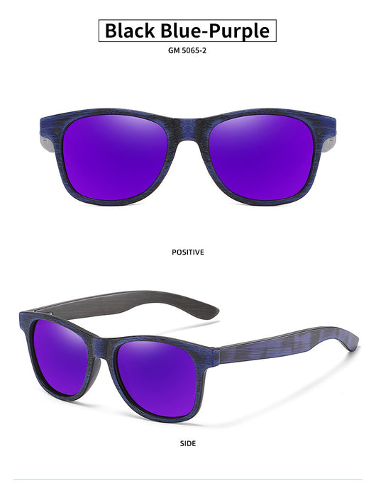 Gafas de Sol Retro con Marco de Madera y Lentes Polarizadas - Image 15