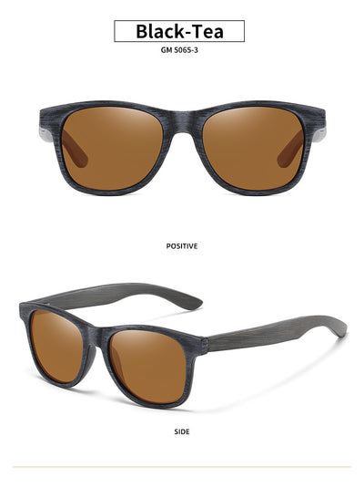 Gafas de Sol Retro con Marco de Madera y Lentes Polarizadas - Image 16