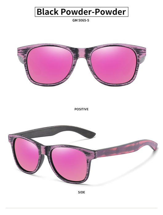 Gafas de Sol Retro con Marco de Madera y Lentes Polarizadas - Image 18