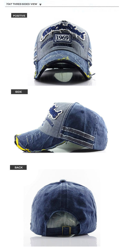 Gorra de Béisbol Vintage 1969 Estilo Retro Desgastado - Image 5