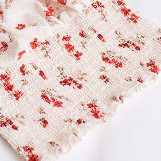 Blusa Tubo Plisada de Cuello Único con Estampado para Primavera y Verano - Image 15