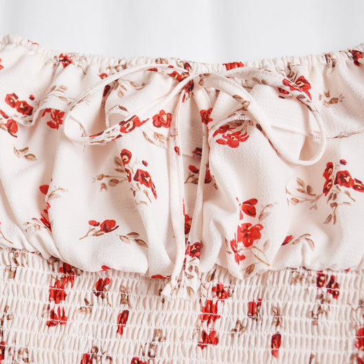 Blusa Tubo Plisada de Cuello Único con Estampado para Primavera y Verano - Image 16